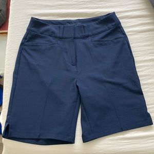 Adidas navy Bermuda shorts